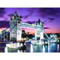 Beautiful Nocturnal Sky And Bridge Diamond Painting Diamond Art Kit