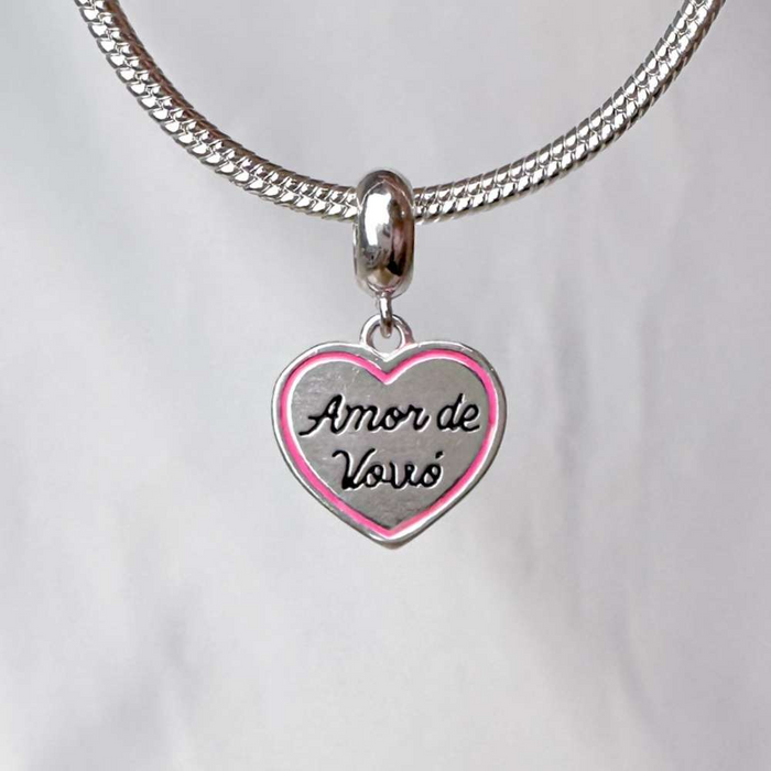 Berloque Amor de Vovó Prata 925