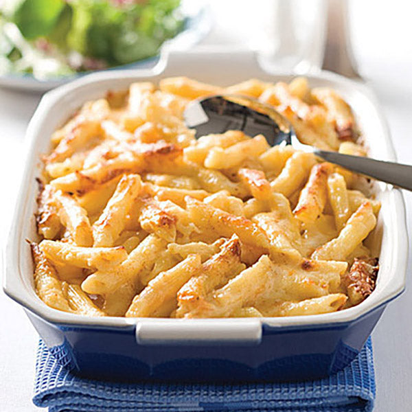 and Macaroni & Cheese Casserole (from left to right)