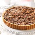 Chocolate Bourbon Pecan Tart, pre-sliced to serve 12