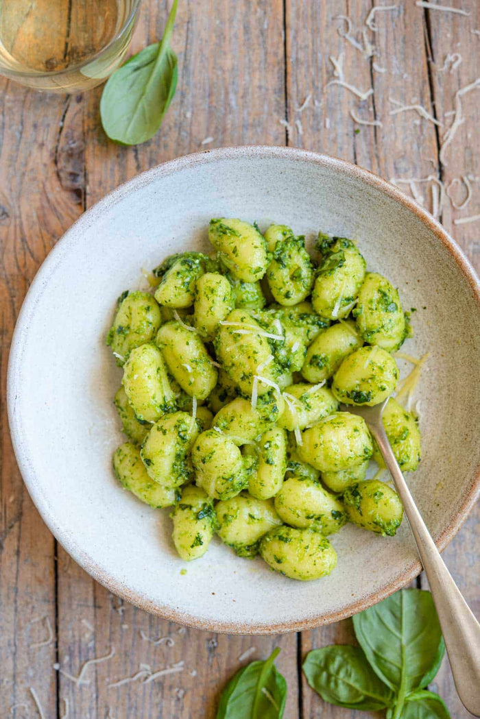 Creamy Pesto Verde Gnocchi (gluten free) Meal Prep Ottawa