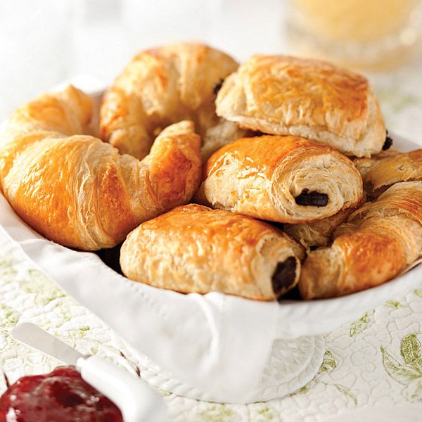 Plain and Chocolate Croissants