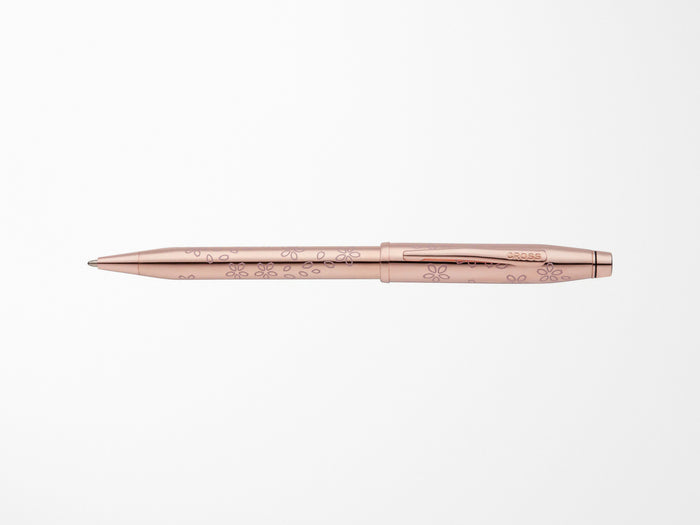 Cross Century Ballpoint Pen - Cherry Blossom Rose Gold Plated