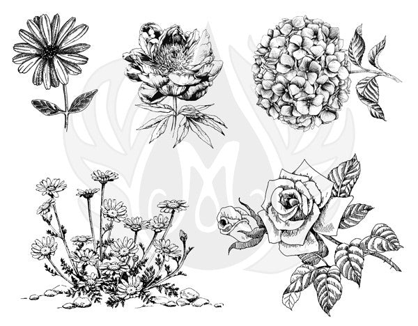 DS0149 Flowers 3 XL Silkscreen