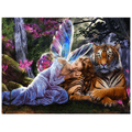 Fairy and Tiger Diamond Painting Diamond Art Kit