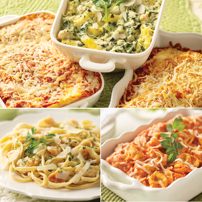 Five Italian Dinners collage