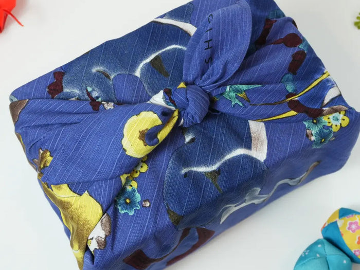 Furoshiki Japanese Fabric Gift Wrap - Wagara Zodiac