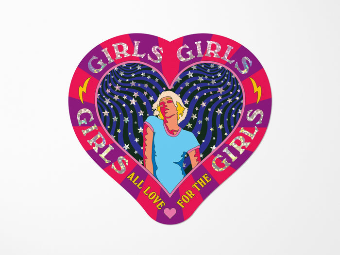Girls Girls Girls Vinyl Sticker