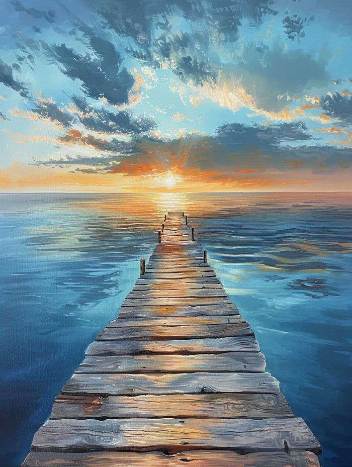 Golden Sunset Pier