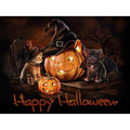Happy Halloween'S Cat Diamond Painting Diamond Art Kit