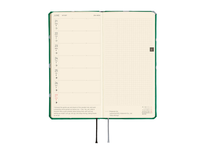 Hobonichi Techo Weeks 2027 - Bow & Tie: Sheep Sheep Sheep