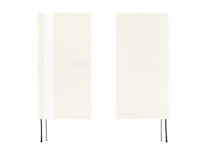 Hobonichi Techo Weeks 2027 - White Line: Ivory