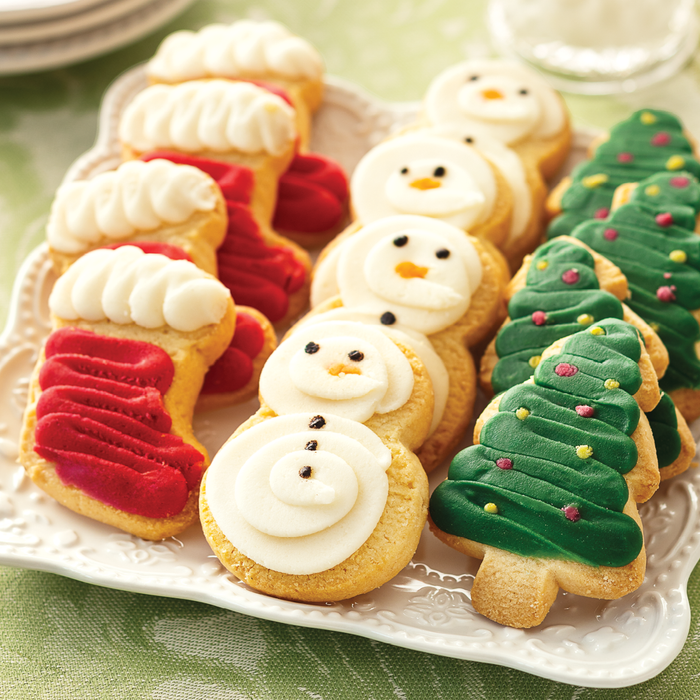 Holiday Frosted Cookies, one dozen