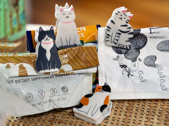 Kitty Cat Bag Clips