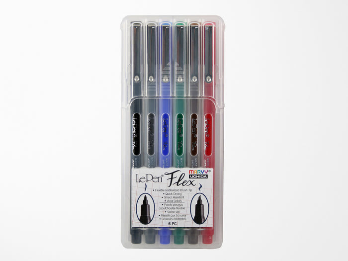 Le Pen Primary Colors Flex - Set of 6 Pens