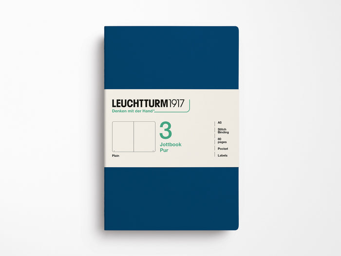 Leuchtturm 1917 Jottbook Pur Set of 3 - Indigo