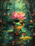 Lotus Crown in the Rain