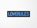 Loverules By Hank Willis Thomas Vinyl Sticker