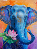 Majestic Blue Elephant