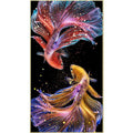 Majestic Siamese Fighting Fish Diamond Painting Diamond Art Kit