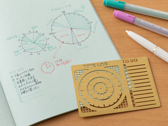 Midori Diary Template - Time Log