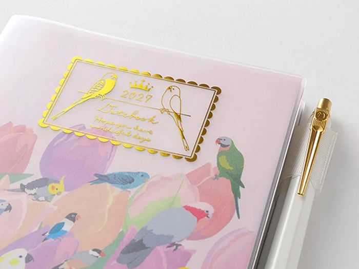 Midori Pocket Diary A6 Bird 2027