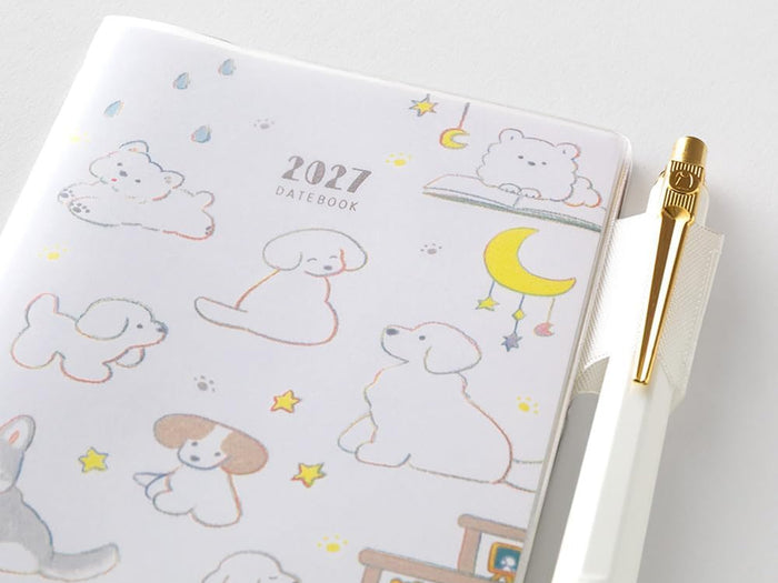 Midori Pocket Diary Mini Dog 2027