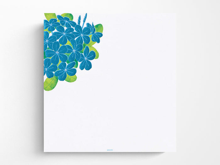 Midori Seasonal Letter Pad - 027 Foil-Stamping Plumbago