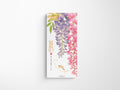 Midori Seasonal Memo Letter Pad - 604 Silk Printing Wisteria