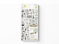 Midori Sticker Sheet Set of 2 Monotone Cafe