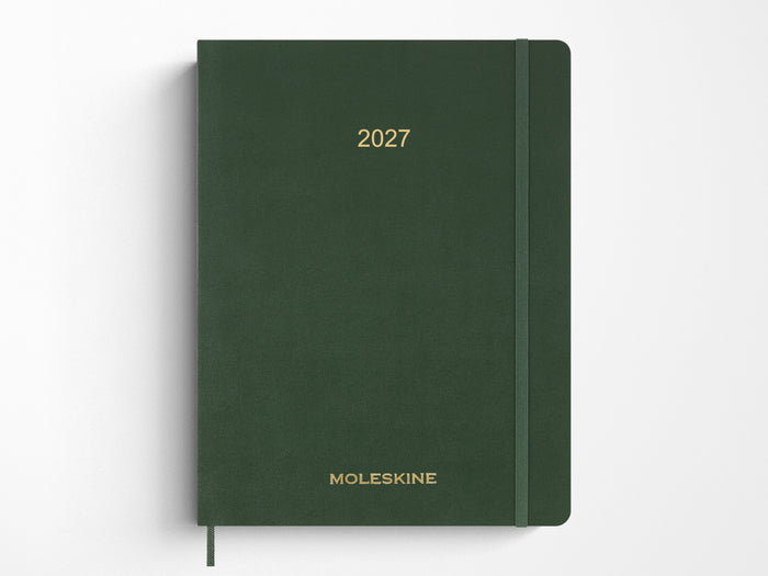 Moleskine 15 Month 2027 Weekly Planner - Myrtle Green Soft Cover