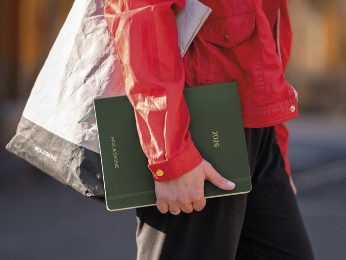 Moleskine 15 Month 2027 Weekly Planner - Myrtle Green Soft Cover