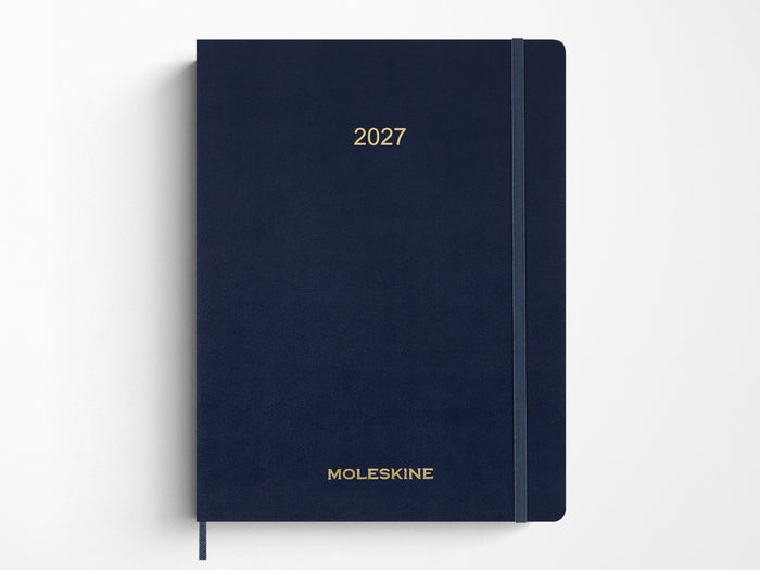 Moleskine 15 Month 2027 Weekly Planner - Sapphire Blue Soft Cover
