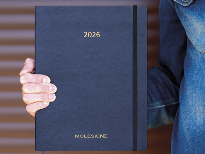 Moleskine 15 Month 2027 Weekly Planner - Sapphire Blue Soft Cover