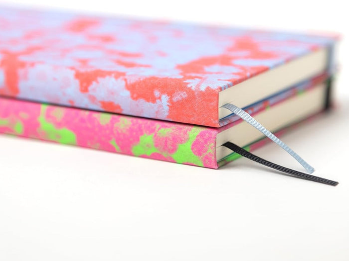 Moleskine Fluorescent Floral Limited Edition Notebook - Pink & Green