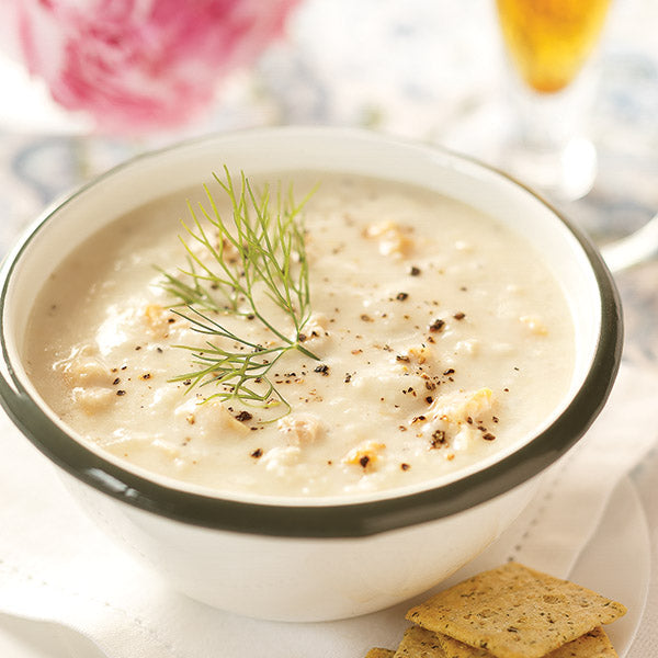 New England Clam Chowder — frozen soup delivered nationwide by Mackenzie