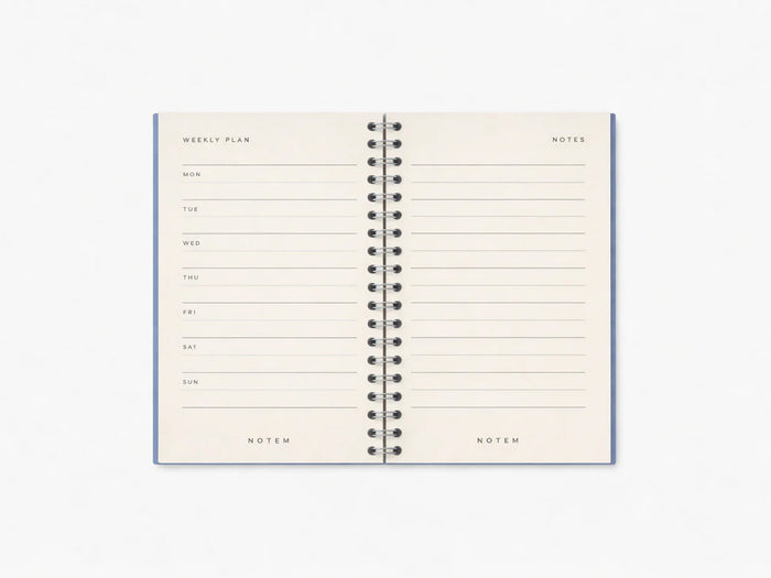 NEW! Notem LUCA Weekly Planner - Plum Check