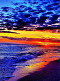 Ocean At Dusk Diamond Painting Diamond Art Kit
