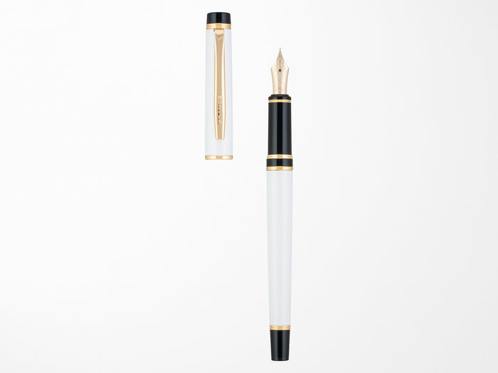 Pilot Grance Fountain Pen - Pearl White