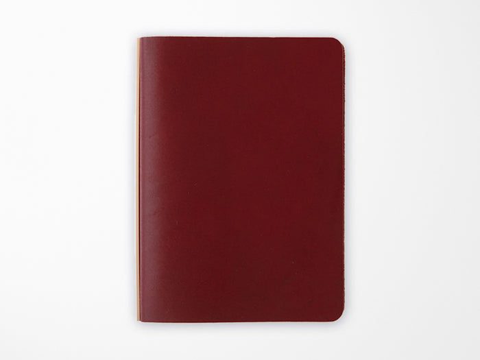 PLOTTER Limited Edition LISCIO Red Leather 6 Ring Leather Binder with Accessories - Mini