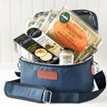 Salmon Sensation Gift Basket, featuring Mackenzie Scottish Smoked Salmon, crackers, mustard dill, and capers