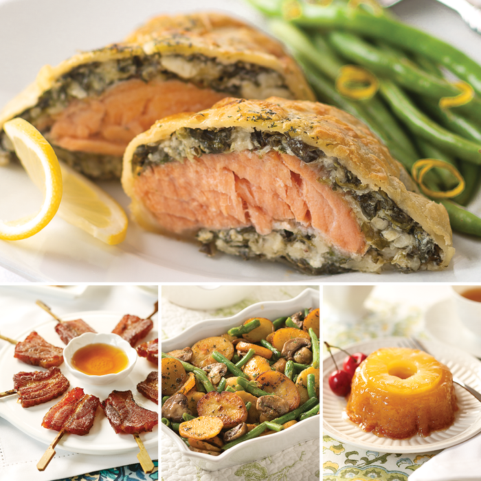 Salmon Wellington Dinner