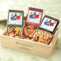 Savory Cracker Trio Wooden Gift Crate
