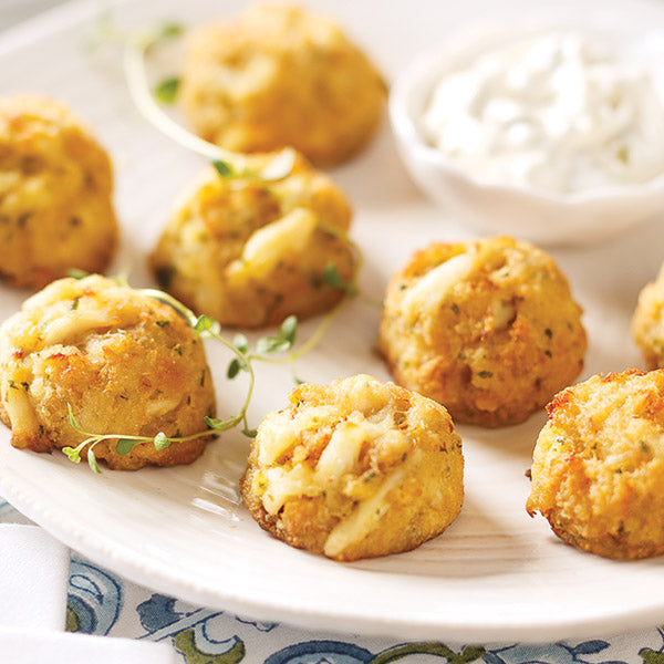 featuring Mini Crab Cakes