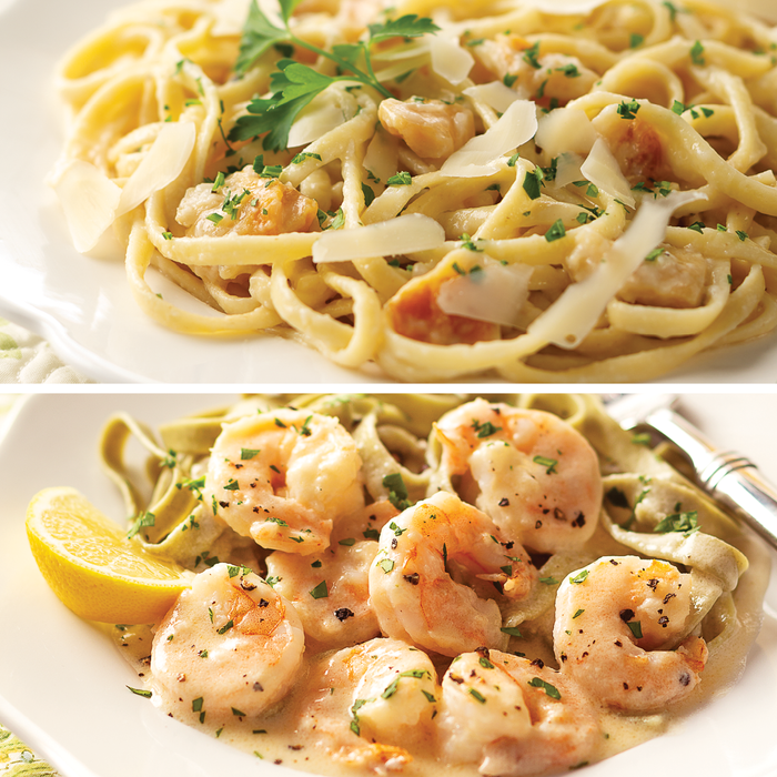 Seafood Pasta Duo