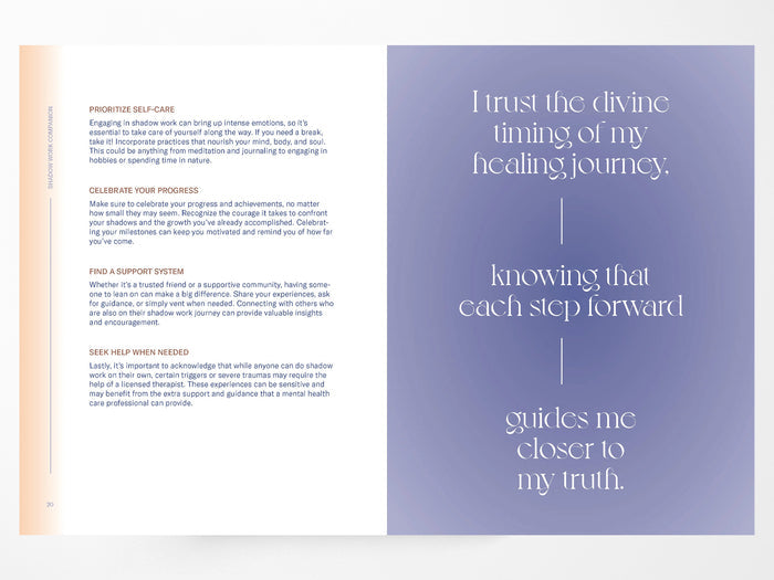 Shadow Work Companion: A Journal for Healing, Clarity, and Peace