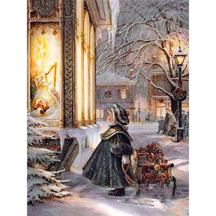 Shinning Star And Girl Diamond Painting Diamond Art Kit