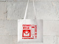 Stationery With An E Large Tote Bag*