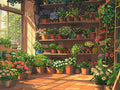 Sunlit Garden Nook