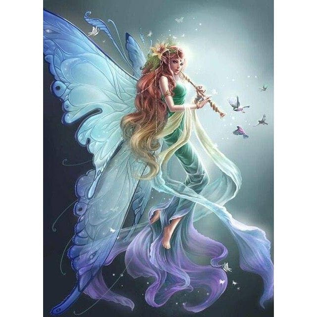 The Butterfly Girl Diamond Painting Diamond Art Kit